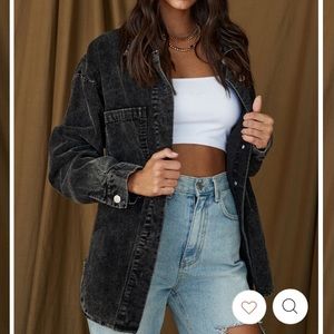 12th tribe corduroy shacket